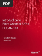 Introduction To Fibre Channel Sans: Student Guide