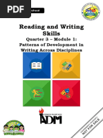 Reading and Writing Skills Q1 Module 1