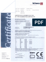 R Ú-., Tyeffi: Certificato E$Ame Ce Ec Type Examination Certincate