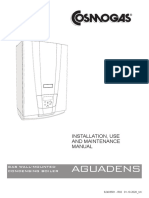 Aguadens: Installation, Use and Maintenance Manual