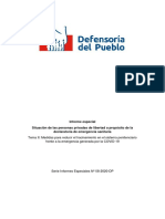 La Declaratoria de Emergencia en Las Personas Privadas de Su Libertad-Defensoria Del Pueblo