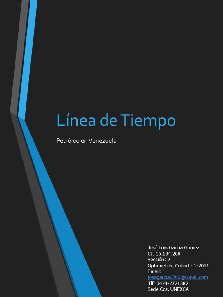 Linea de Tiempo Petroleo Jose Luis | PDF | Petróleo | Aceites