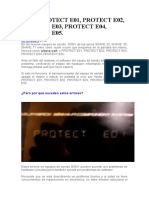 Sony Protect e01, Protect e02, Protect e03, Protect e04, Protect e05.