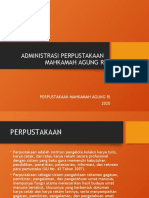 Administrasi Kegiatan Perpustakaan