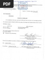 Sean Okrzesik Criminal Complaint