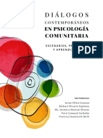 DIÁLOGOS CONTEMPORÁNEOS EN PSICOLOGÍA COMUNITARIA