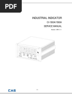 Industrial Indicator: CI-1500A/1560A Service Manual