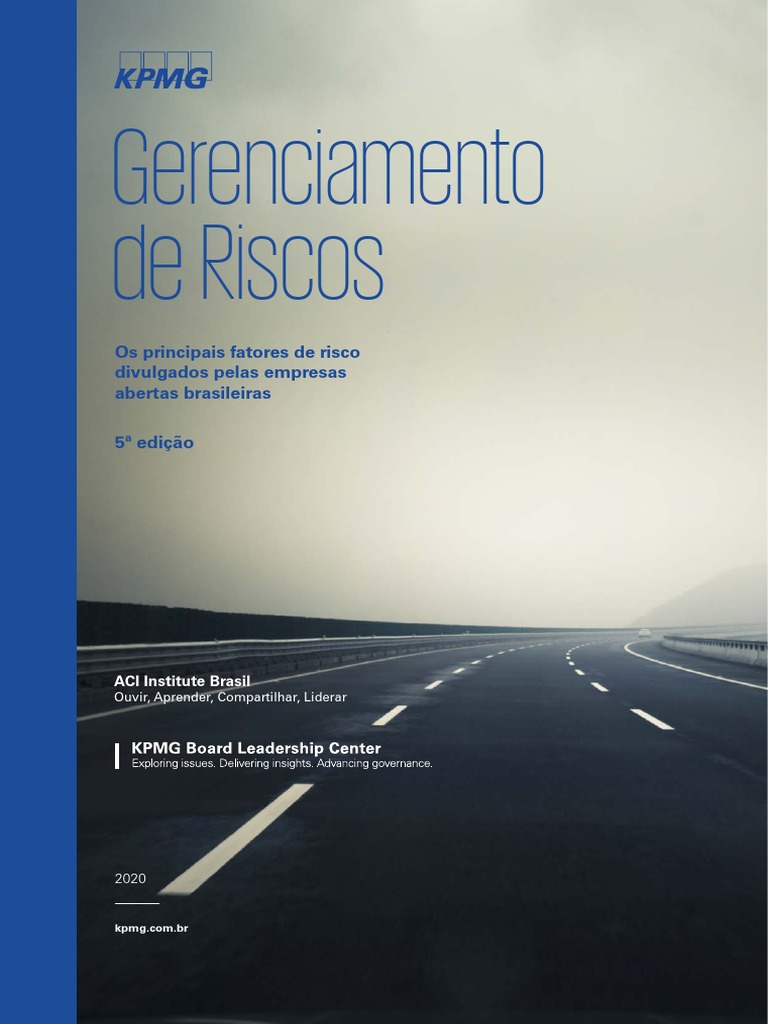 Gerenciamento de Riscos (KPMG) | PDF | Setor terciário da economia | Risco