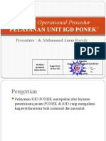 Standart Operasional Prosedur - Presentation