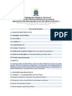 Plano de Disciplina2021.1 - Teoria Política - Mestrado