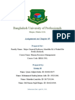 Bangladesh University of Professionals: Assignment On Chapter 05