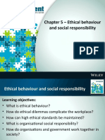 Chapter 5 - Ethical Behaviour and Social Responsibility: Macquarie University