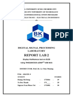 Report Lab 2: Digital Signal Processing Laboratory