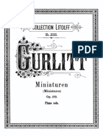 Miniatures Gurlitt Op172