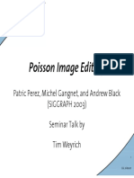 Poisson Image Editing Guide for Seamless Cloning