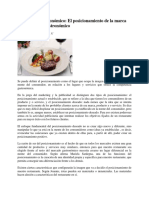 Posicionamiento Gastronomico