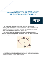 Procedimiento de Medicion de Poligonal Principal