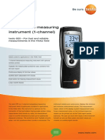 Temperature Measuring Instrument (1-Channel) : Testo 925 - For Fast and Reliable Measurements in The HVAC Field