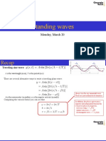Standing Waves: Monday, March 20