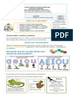 Instituto Técnico Patios Centro: Guía de lenguaje sobre fonemas i-o-u