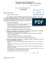 Préavis de Grève À La CPS Du 26 Mars 2021