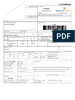 Air Waybill: Afc Logistic Jakarta (Air Consignment Note)