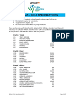 Officials - Role Specifications: Part A Track