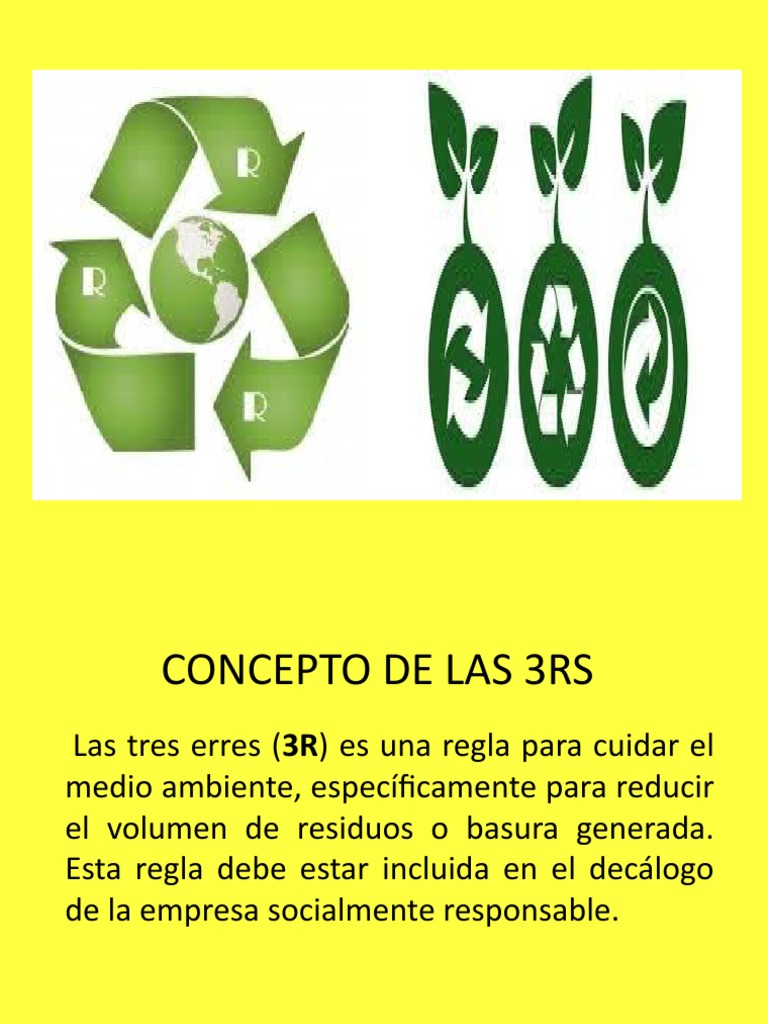 3R | PDF | Reciclaje | Residuos