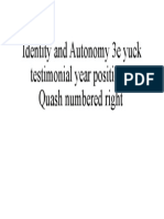 Identity and Autonomy 3e Yuck Testimonial Year Position To Quash Numbered Right