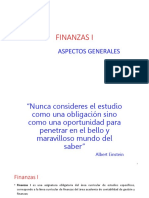1tarea - Finanzas I. Presentacion Del Curso. Gemneralidades.