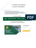 Panduan Pengisian Data Registrasi