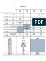 Jadwal Belajar: Waktu Senin Selasa Rabu Kamis Jumat