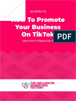 How To Promote Your Business On Tiktok