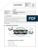 TALLER 2 Ecuacione Geometria