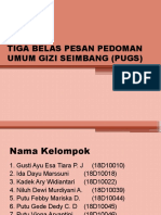 Tiga Belas Pesan Pedoman Umum Gizi Seimbang (