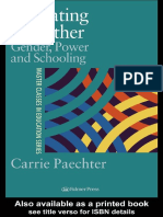 (Master Classes in Education) Carrie Paechter-Educating The Other - Gender, Power and Schooling-Routledge (1998)