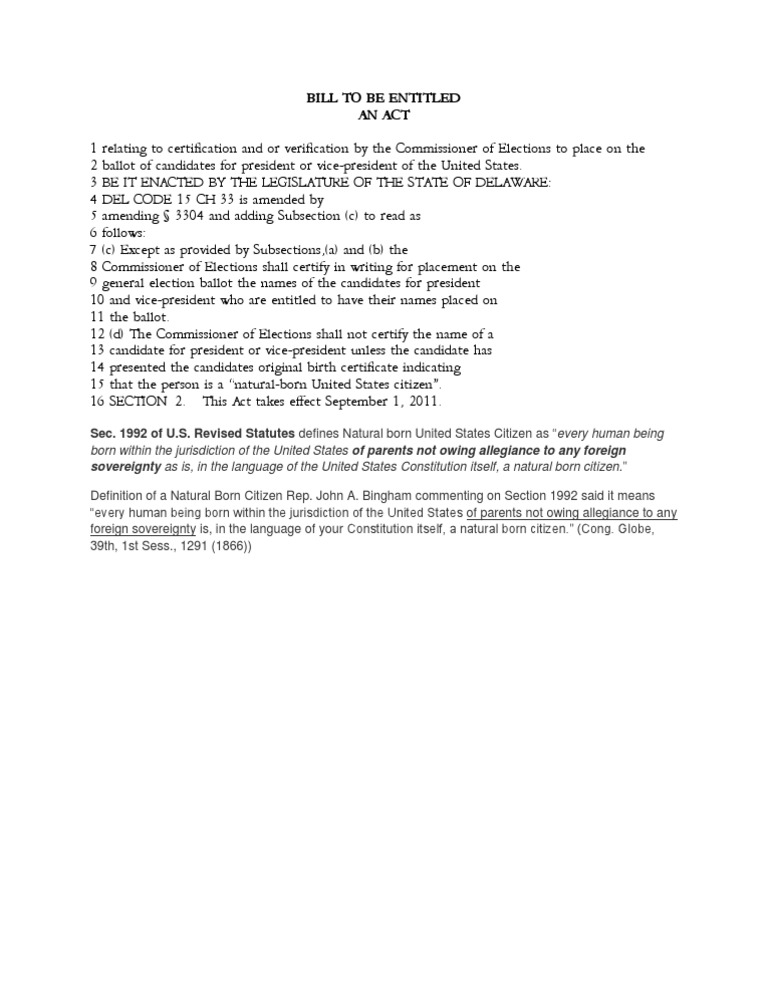 Bill To Be Entitled | PDF | Social Science | Law