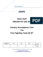 Pressure Test Procedure For FF Tank