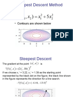 Steepest Descent Method: FXX X X