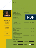 Creative Resume Indesign Website