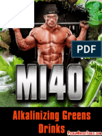 Alkalinizing Greens Drinks