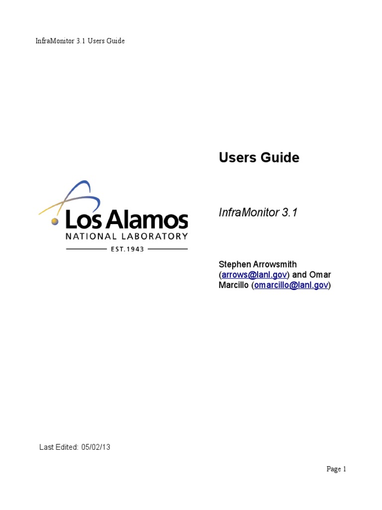 InfraMonitor 3.1 User Guide | PDF | Amplitude | Matlab
