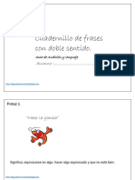 Cuadernillo de Frases Con Doble Sentido