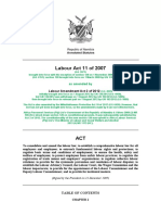 Labour Act 11 of 2007