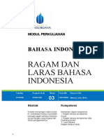 Modul 3 - Ragam Laras Bhs. Indonesia