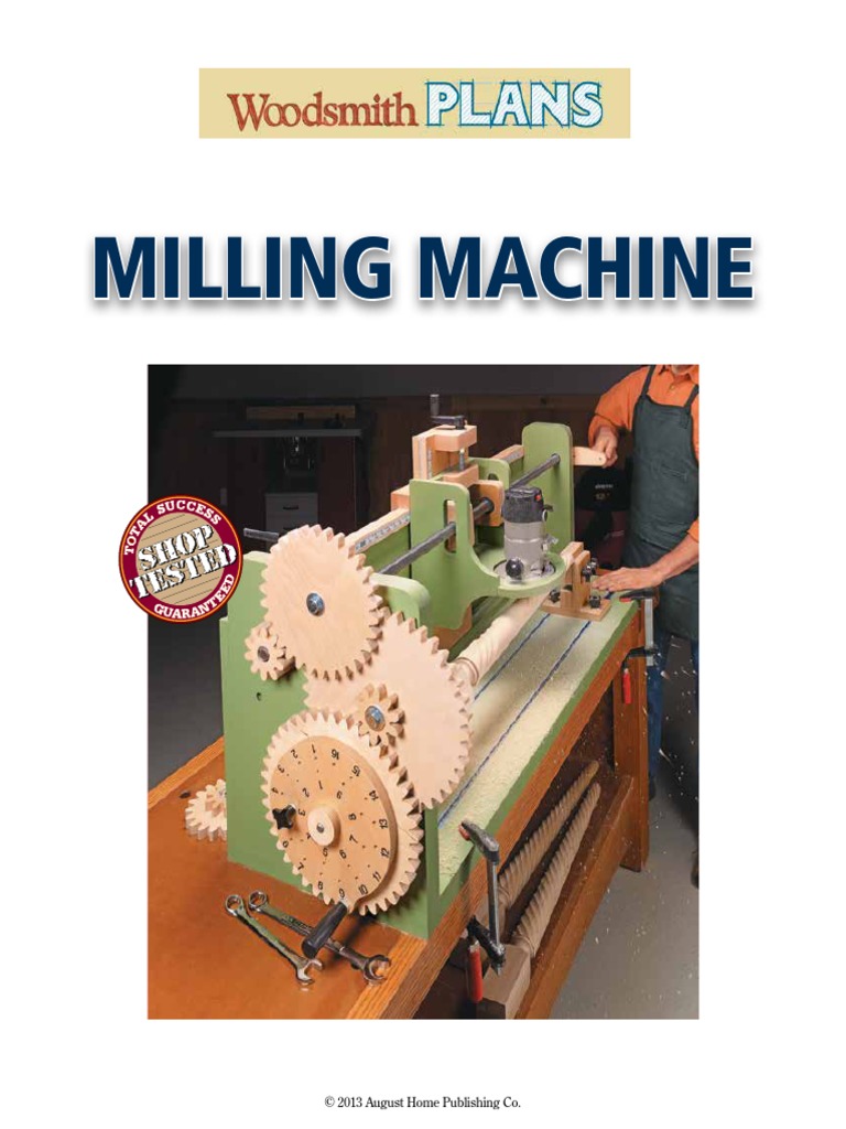 SN11524 Router Jig Milling Machine PDF Screw Gear