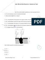 Membranes, Proteins, DNA and Gene Expression QP