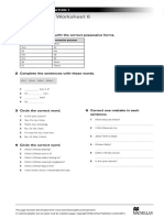 NI1 Grammar Worksheet 6