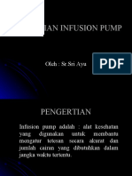 Pemakaian Infusion Pump