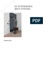 RFID Based Attendance and Security System